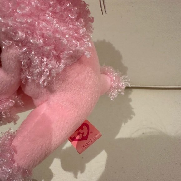 TY Beanie Babies Collection Pinky Poo the Pink Poodle Plush with Origina… - Picture 3 of 7